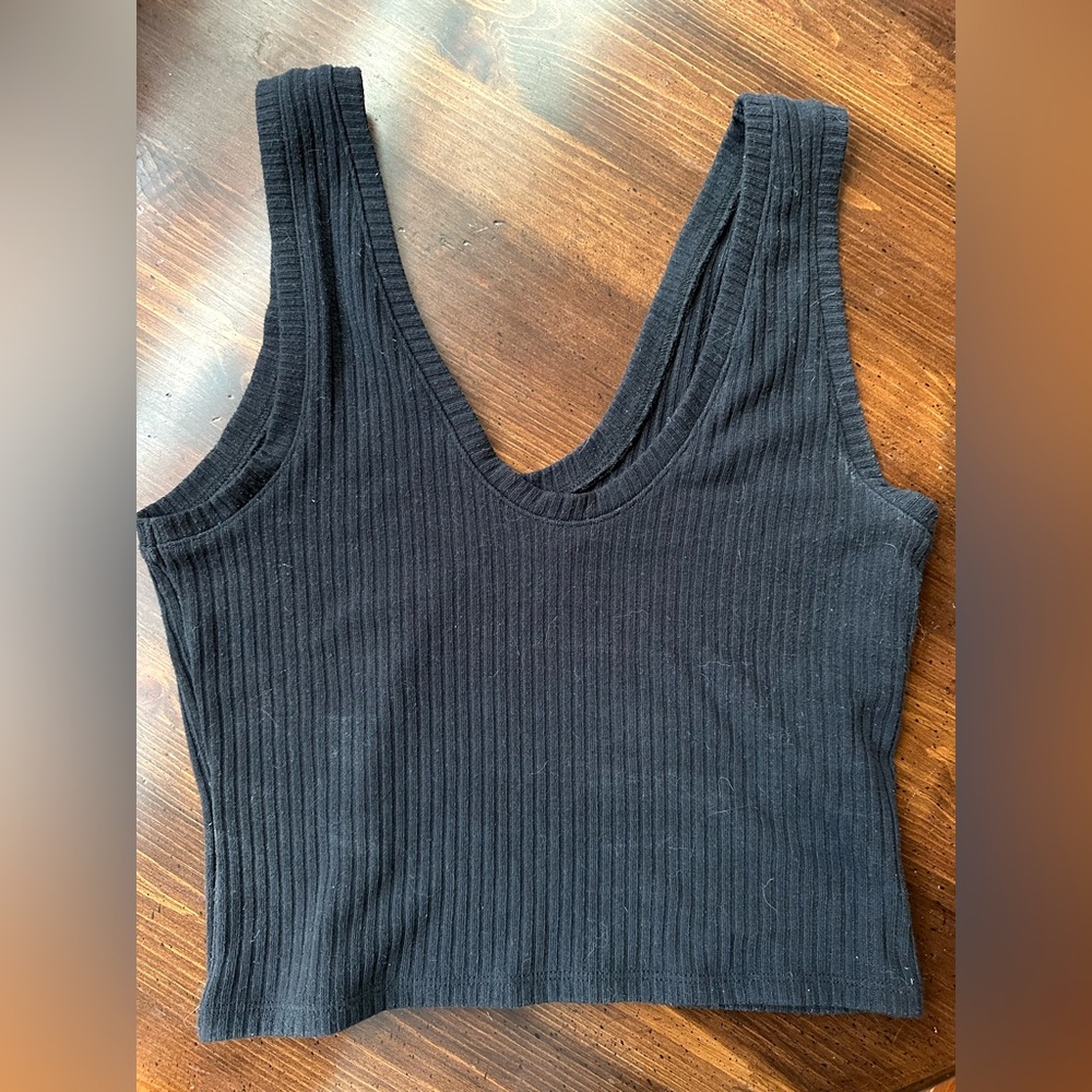 Abercrombie & Fitch Sweater Rib Scoopneck Tank - Size M